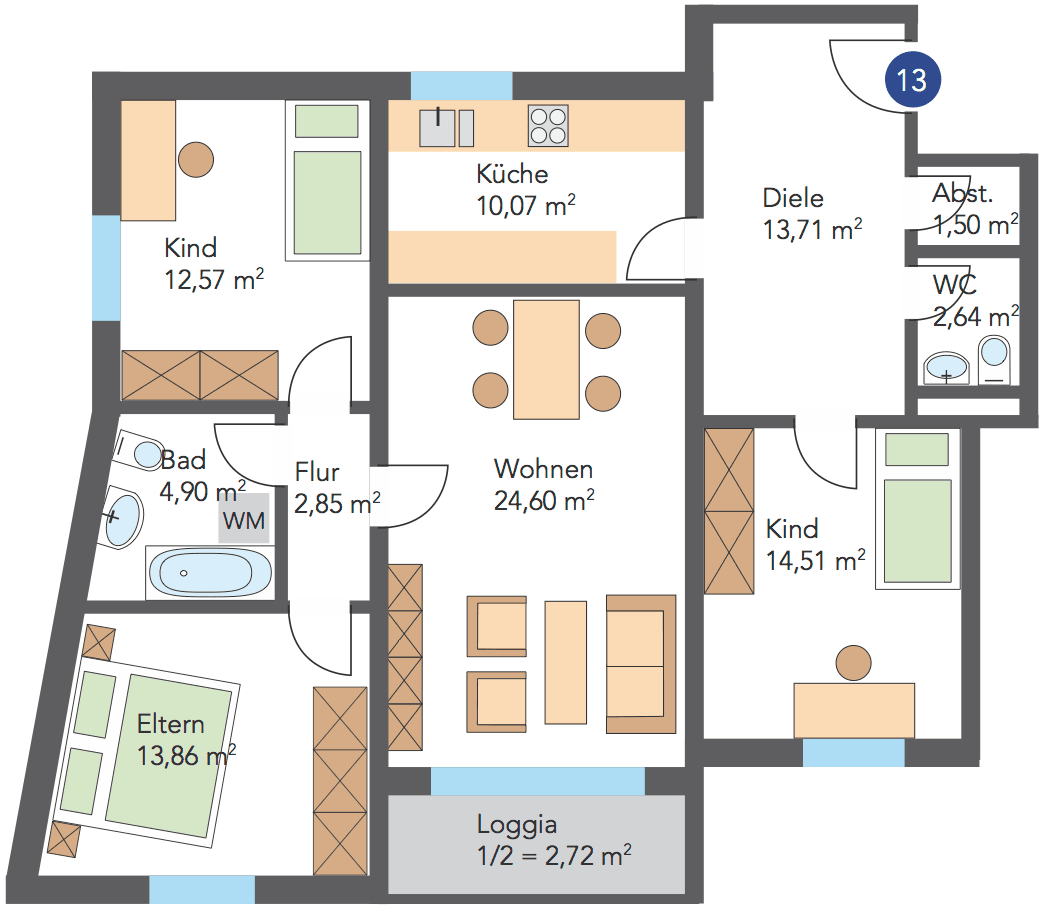 Pronájem bytu 4+1 101 m², Dr.-Wachler-Weg 37, Goslar, Dolní Sasko Pronájem bytu 4+1 101 m², Dr.-Wachler-Weg 37, Goslar, Dolní Sasko