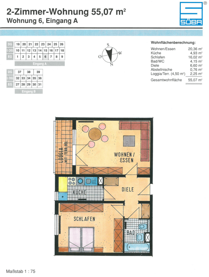 Prodej bytu 2+1 56 m², Hauptstr. 109, Eppelheim, Bádensko-Württembersko Prodej bytu 2+1 56 m², Hauptstr. 109, Eppelheim, Bádensko-Württembersko