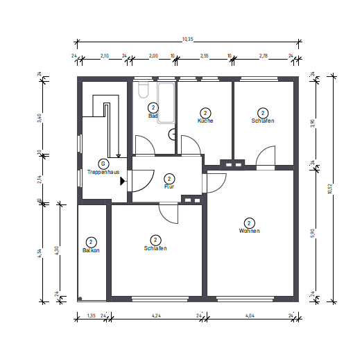 Prodej bytu 3+1 76 m², Bonn, Severní Porýní-Vestfálsko Prodej bytu 3+1 76 m², Bonn, Severní Porýní-Vestfálsko