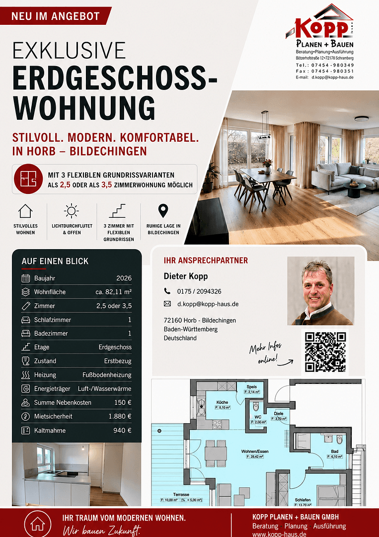 Pronájem bytu 2+kk 83 m², Horb am Neckar, Bádensko-Württembersko Pronájem bytu 2+kk 83 m², Horb am Neckar, Bádensko-Württembersko