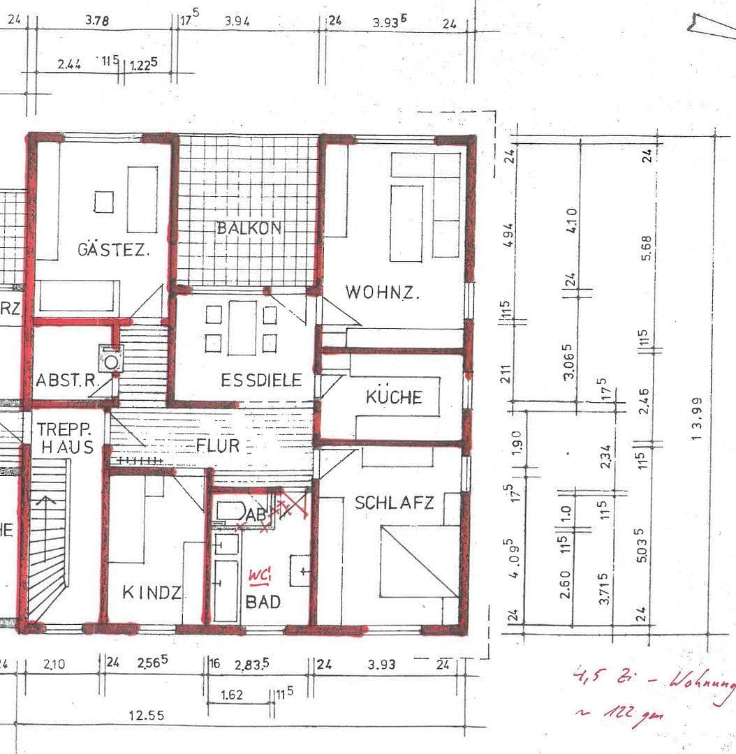 Pronájem bytu 4+kk 122 m², Obere Straße 20, Sulz am Neckar, Bádensko-Württembersko Pronájem bytu 4+kk 122 m², Obere Straße 20, Sulz am Neckar, Bádensko-Württembersko