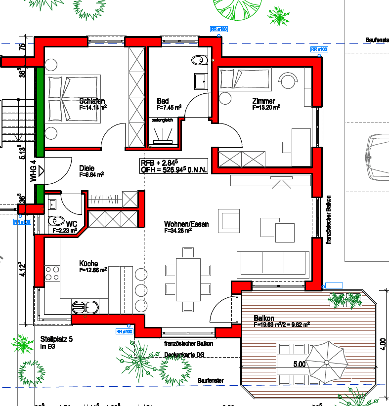 Pronájem bytu 3+kk 101 m², Gottlob-Link-Weg 4, Sulz am Neckar, Bádensko-Württembersko Pronájem bytu 3+kk 101 m², Gottlob-Link-Weg 4, Sulz am Neckar, Bádensko-Württembersko