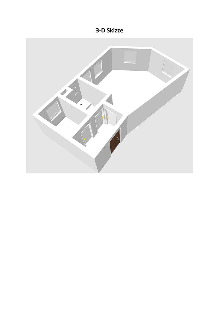 Pronájem bytu 1+1 40 m², Zwingerstr. 9, Halle, Sasko-Anhaltsko Pronájem bytu 1+1 40 m², Zwingerstr. 9, Halle, Sasko-Anhaltsko