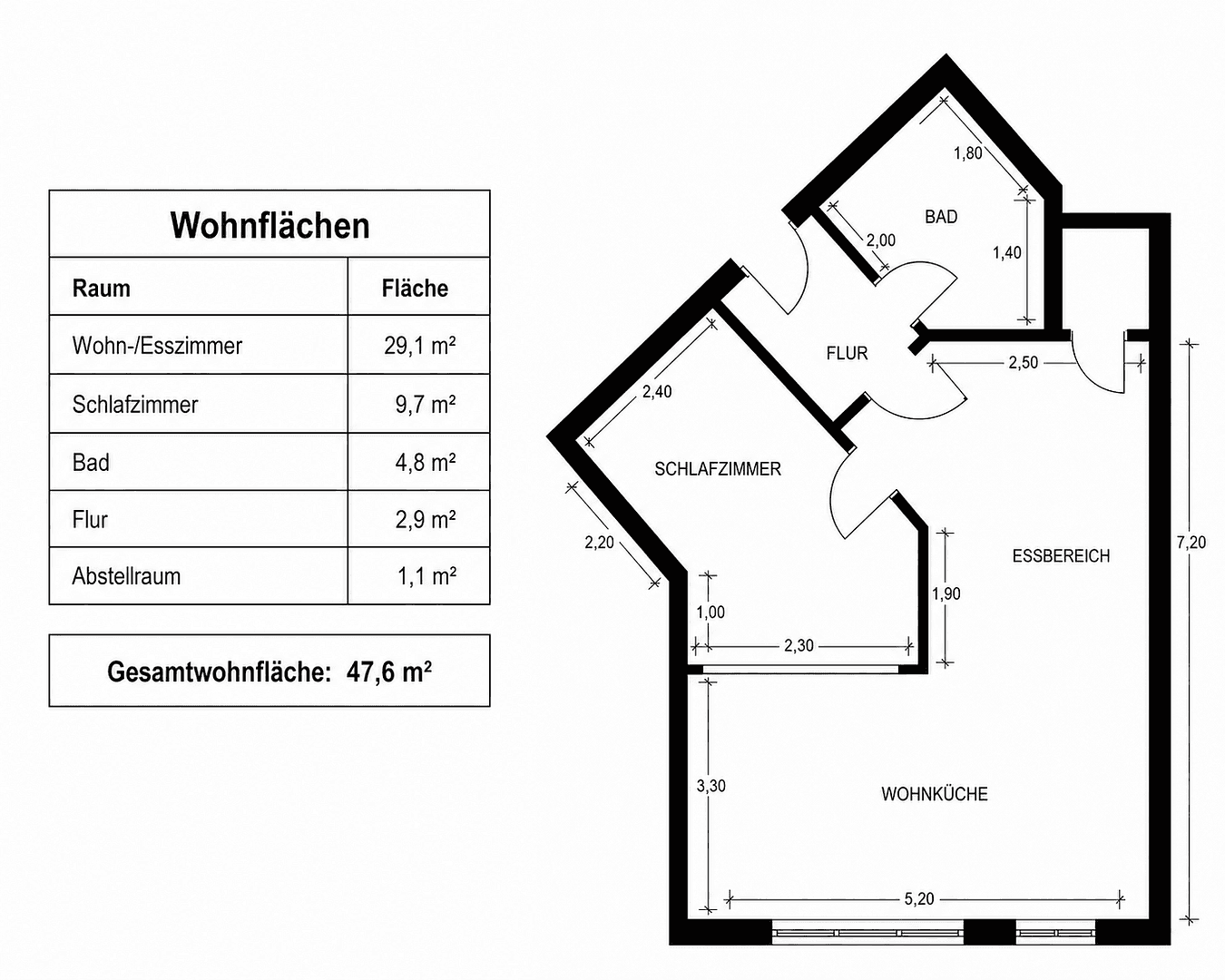 Prodej bytu 2+1 48 m², Zimmermannstraße, Cvikov, Sasko Prodej bytu 2+1 48 m², Zimmermannstraße, Cvikov, Sasko