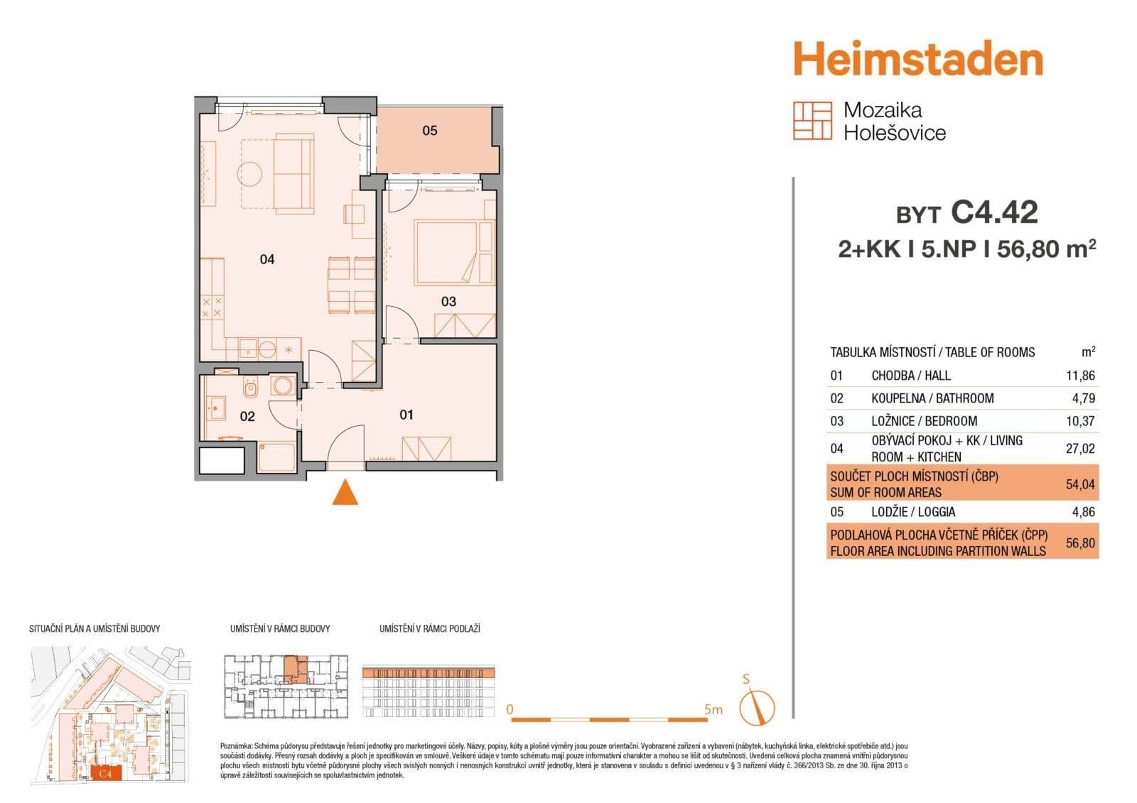 Pronájem bytu 2+kk 56 m², Vrbenského, Praha, Praha Pronájem bytu 2+kk 56 m², Vrbenského, Praha, Praha