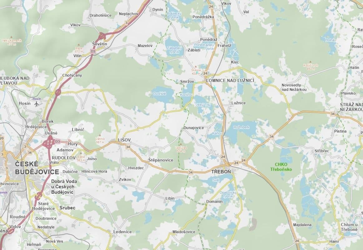 Prodej pozemku 5.457 m², Lomnice nad Lužnicí, Jihočeský kraj Prodej pozemku 5.457 m², Lomnice nad Lužnicí, Jihočeský kraj
