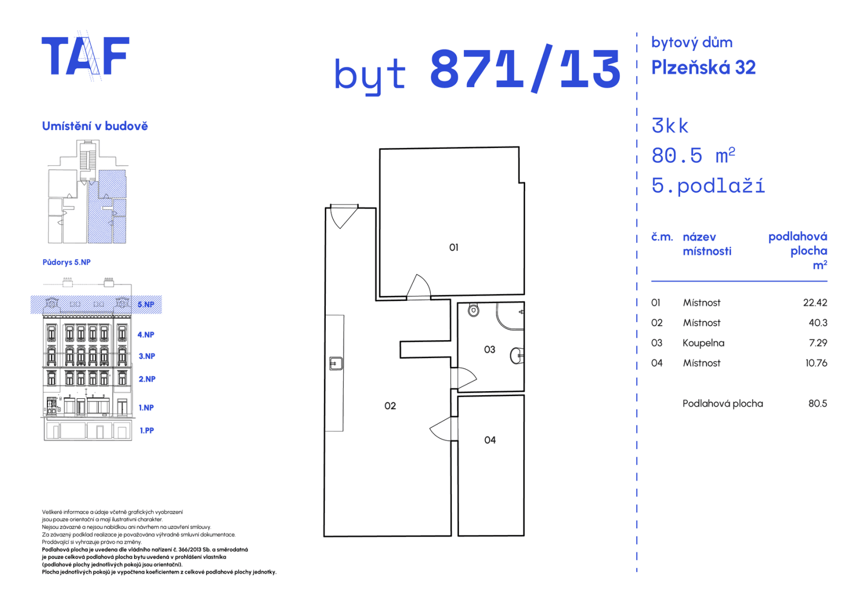 Prodej bytu 3+kk 81 m², Plzeňská, Praha, Praha Prodej bytu 3+kk 81 m², Plzeňská, Praha, Praha