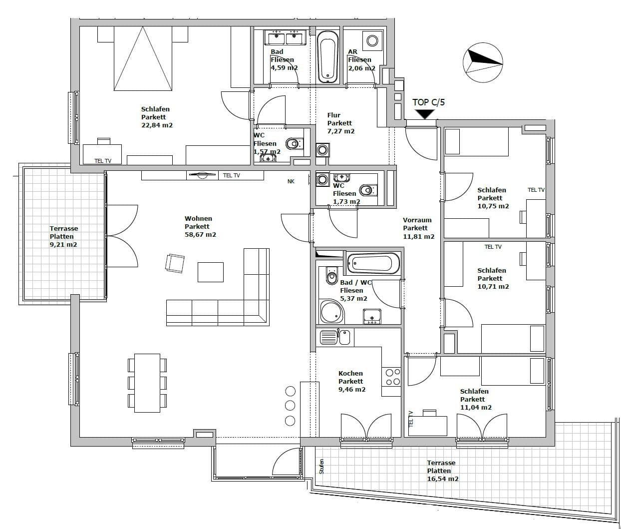 Prodej bytu 5+1 158 m², Wien, Wien Prodej bytu 5+1 158 m², Wien, Wien