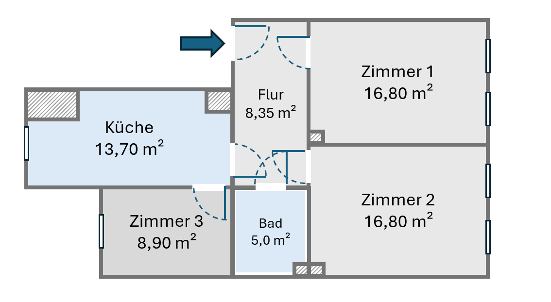 Prodej bytu 3+1 71 m², Leipzig, Sasko Prodej bytu 3+1 71 m², Leipzig, Sasko