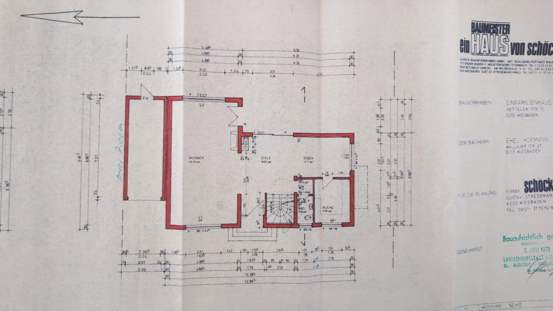 Prodej domu 162 m², pozemek 461 m², Wiesbaden, Hessen Prodej domu 162 m², pozemek 461 m², Wiesbaden, Hessen