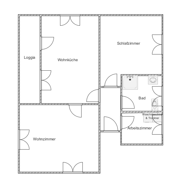 Pronájem bytu 2+kk 65 m², Heppenheim, Hessen Pronájem bytu 2+kk 65 m², Heppenheim, Hessen