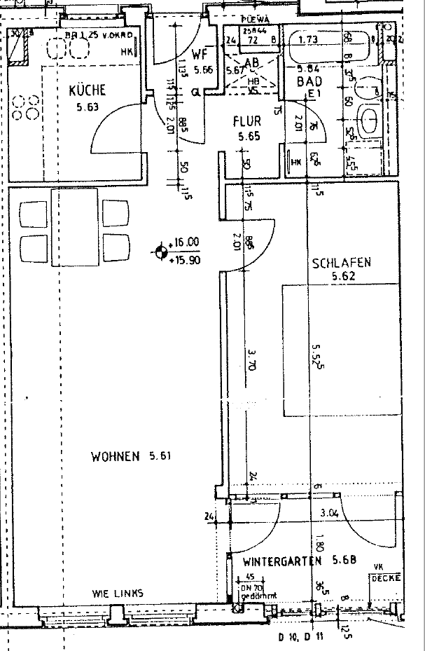 Pronájem bytu 2+1 63 m², Halberstädter Str. 118, Magdeburg, Sasko-Anhaltsko Pronájem bytu 2+1 63 m², Halberstädter Str. 118, Magdeburg, Sasko-Anhaltsko