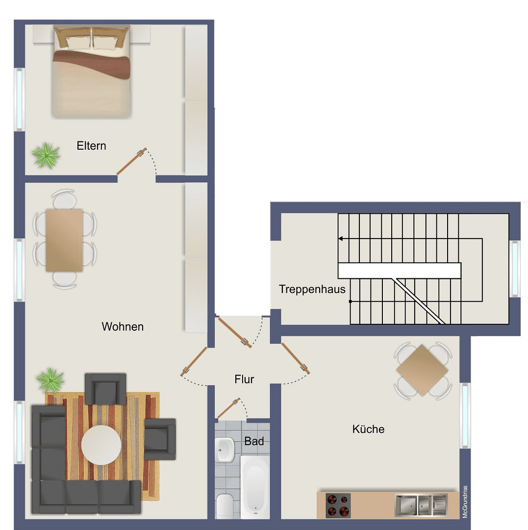 Pronájem bytu 2+1 74 m², Bebelstraße 228, Oberhausen, Severní Porýní-Vestfálsko Pronájem bytu 2+1 74 m², Bebelstraße 228, Oberhausen, Severní Porýní-Vestfálsko