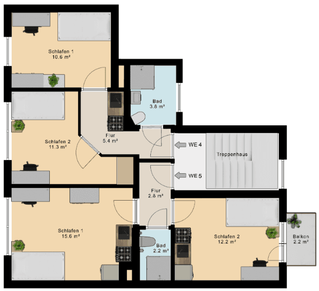 Prodej bytu 2+1 35 m², Nürnberg, Bavorsko Prodej bytu 2+1 35 m², Nürnberg, Bavorsko