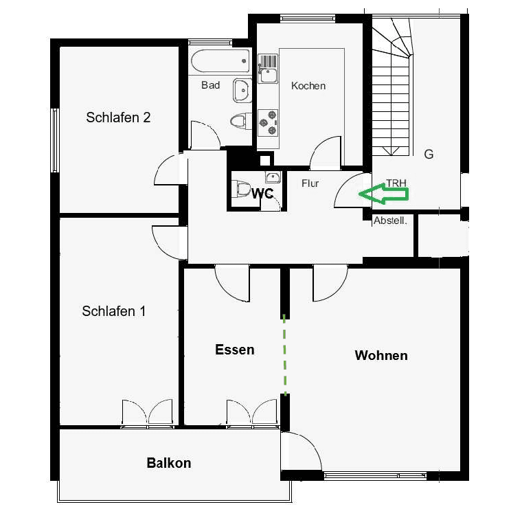 Prodej bytu 4+1 102 m², Weinbergstr. 25, Esslingen am Neckar, Bádensko-Württembersko Prodej bytu 4+1 102 m², Weinbergstr. 25, Esslingen am Neckar, Bádensko-Württembersko