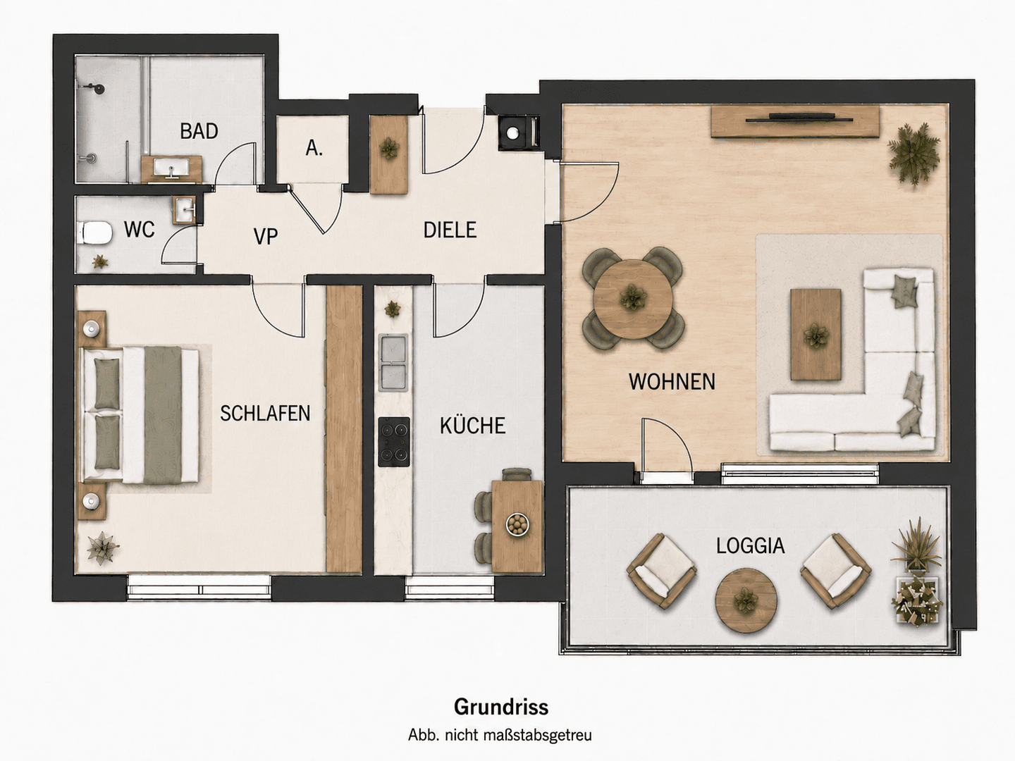 Prodej bytu 2+1 66 m², Aalen, Bádensko-Württembersko Prodej bytu 2+1 66 m², Aalen, Bádensko-Württembersko