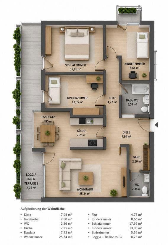 Prodej bytu 4+kk 112 m², Lessingstrasse 26, Herrsching, Bavorsko Prodej bytu 4+kk 112 m², Lessingstrasse 26, Herrsching, Bavorsko