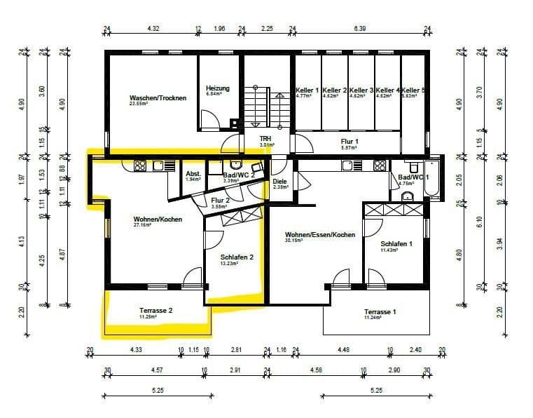Pronájem bytu 2+1 55 m², Haller Str 77, Rosengarten, Bádensko-Württembersko Pronájem bytu 2+1 55 m², Haller Str 77, Rosengarten, Bádensko-Württembersko