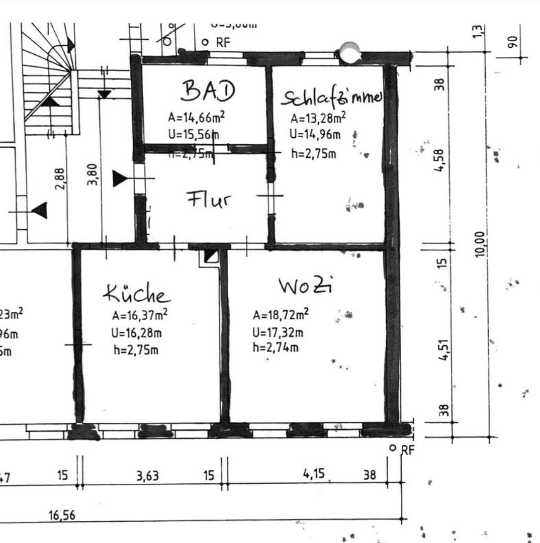 Pronájem bytu 2+1 67 m², Lengenfelder Straße 39, Cvikov, Sasko Pronájem bytu 2+1 67 m², Lengenfelder Straße 39, Cvikov, Sasko