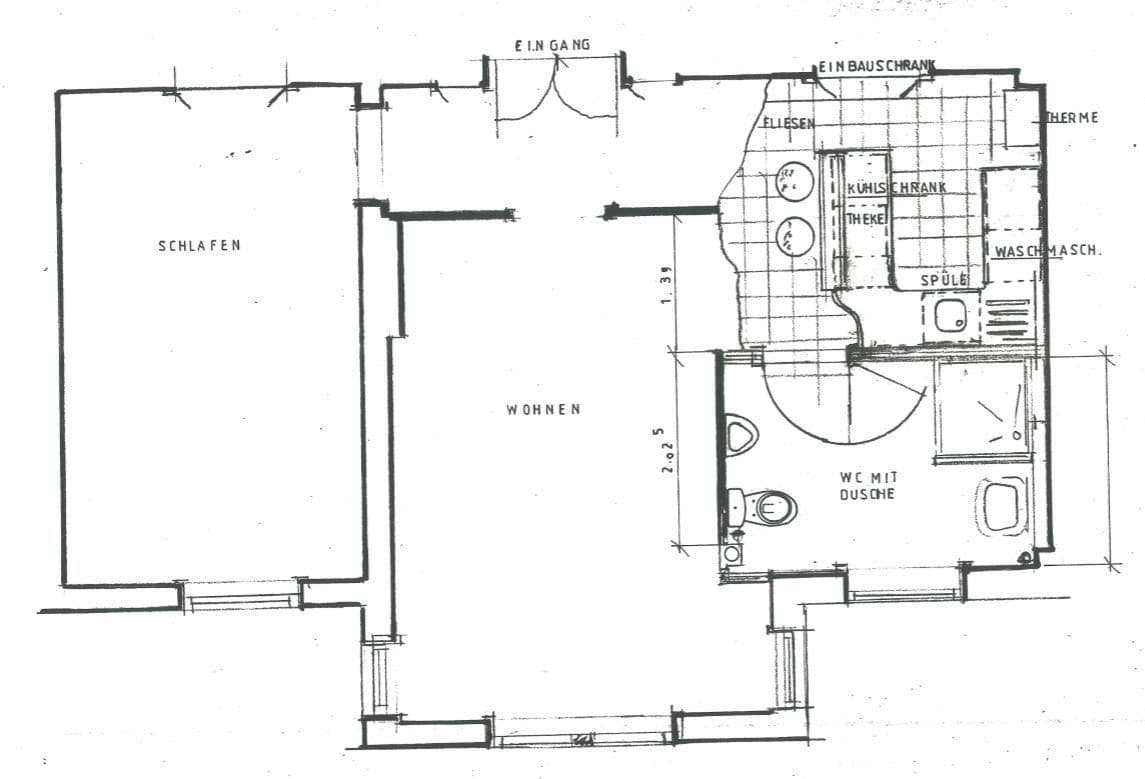 Pronájem bytu 2+1 56 m², Gneisenaustrasse 10, Wiesbaden, Hessen Pronájem bytu 2+1 56 m², Gneisenaustrasse 10, Wiesbaden, Hessen
