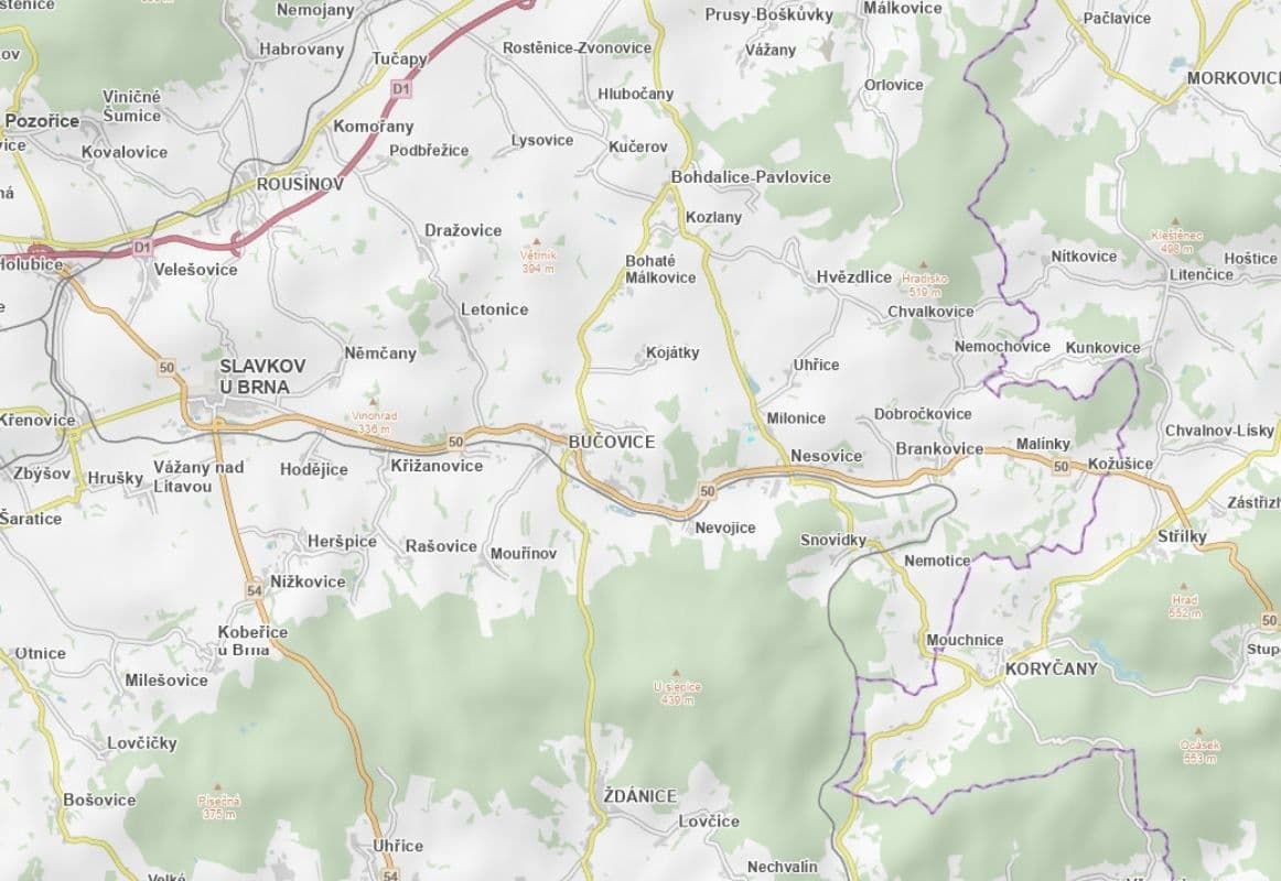 Prodej pozemku 1.050 m², Milonice, Jihomoravský kraj Prodej pozemku 1.050 m², Milonice, Jihomoravský kraj