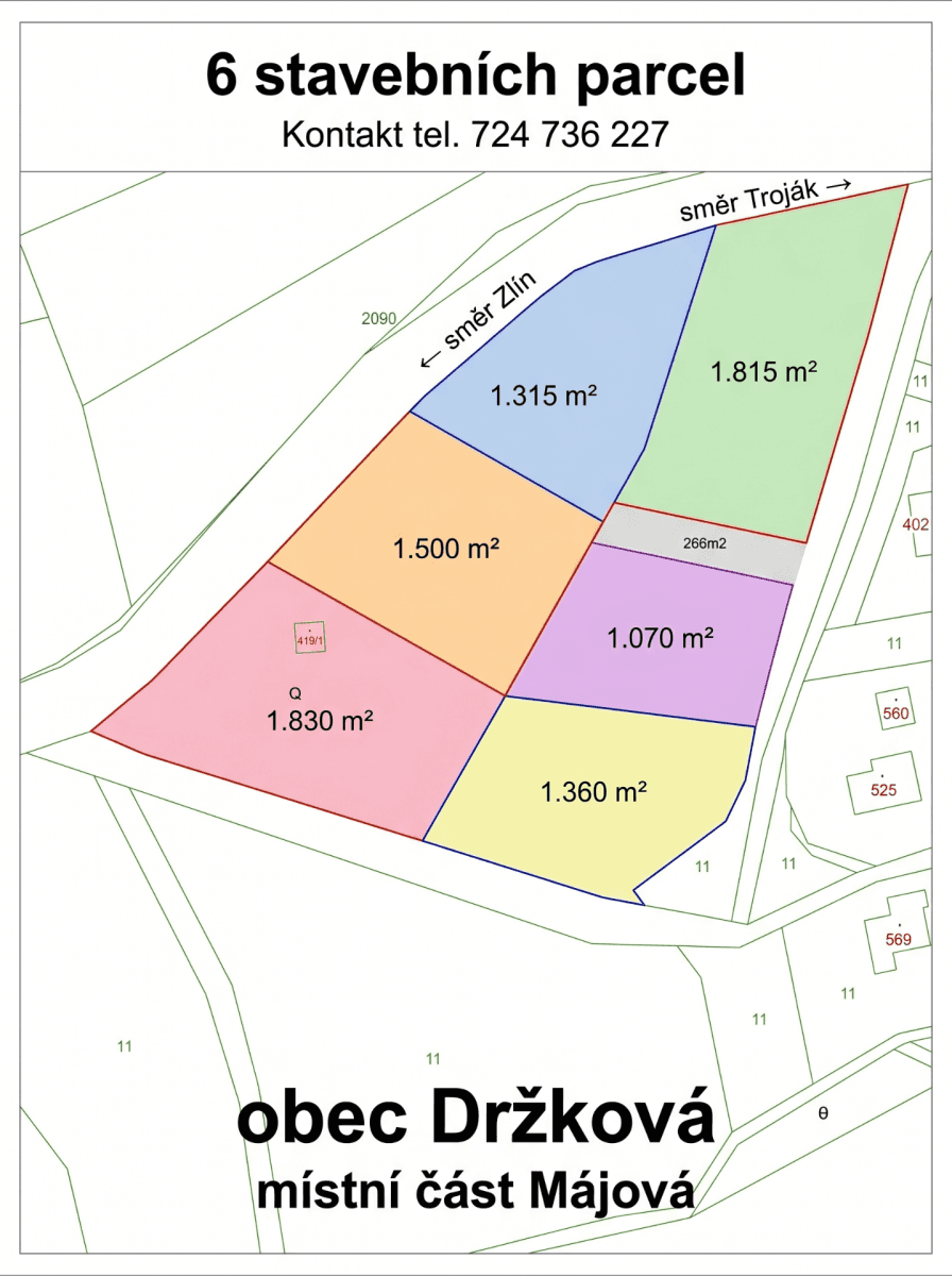 Prodej pozemku 9.000 m², Držková, Zlínský kraj Prodej pozemku 9.000 m², Držková, Zlínský kraj