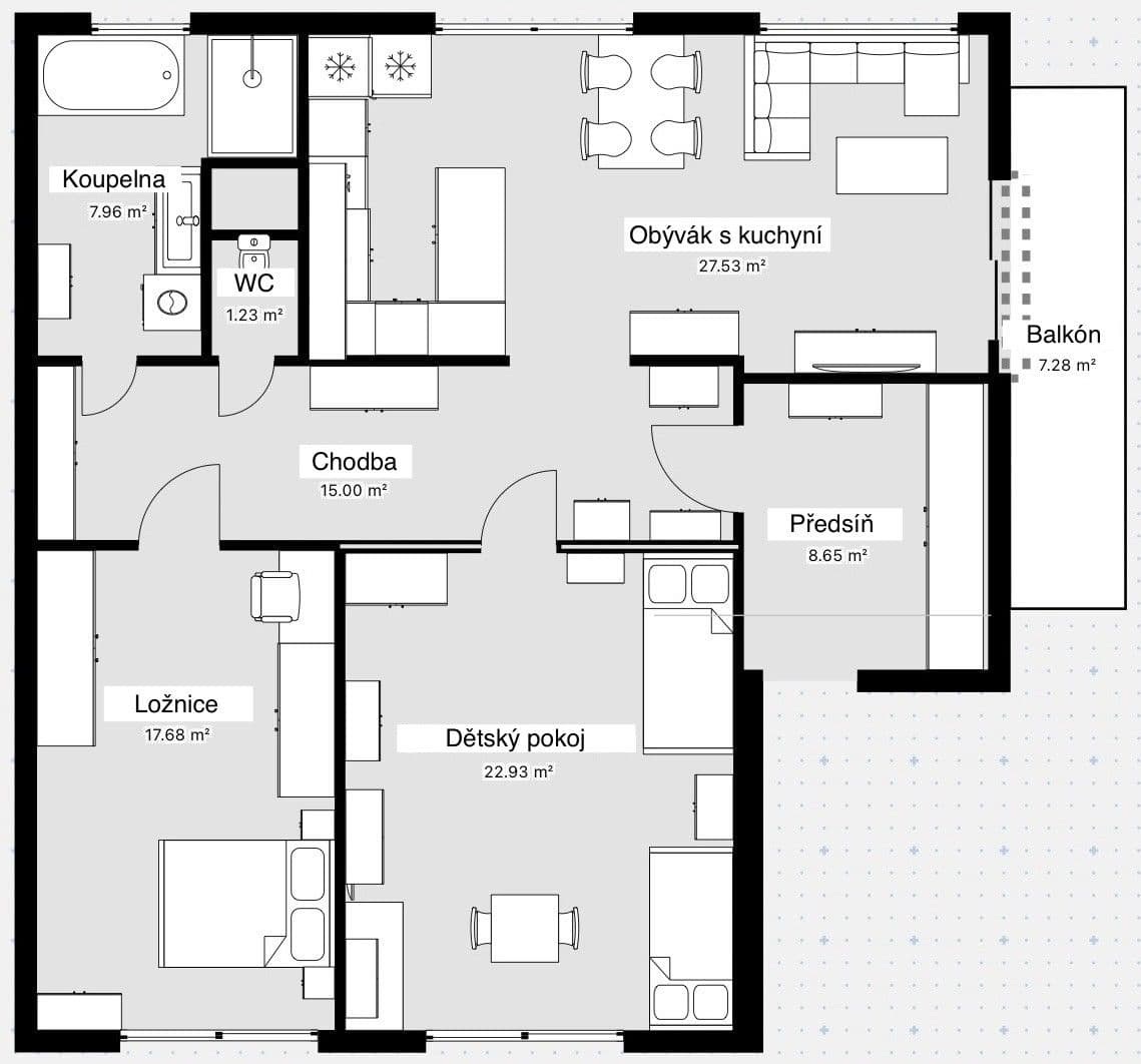 Prodej bytu 3+kk 101 m², Adamovská, Trutnov, Královéhradecký kraj Prodej bytu 3+kk 101 m², Adamovská, Trutnov, Královéhradecký kraj