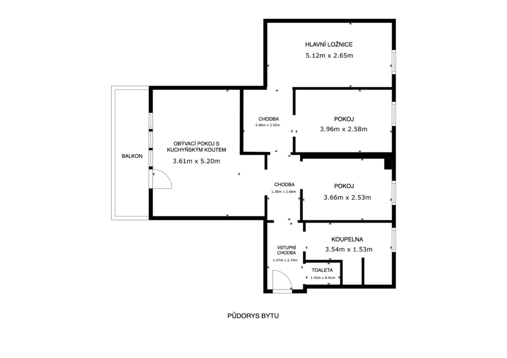 Prodej bytu 4+kk 81 m², Svojšovická, Praha, Praha Prodej bytu 4+kk 81 m², Svojšovická, Praha, Praha
