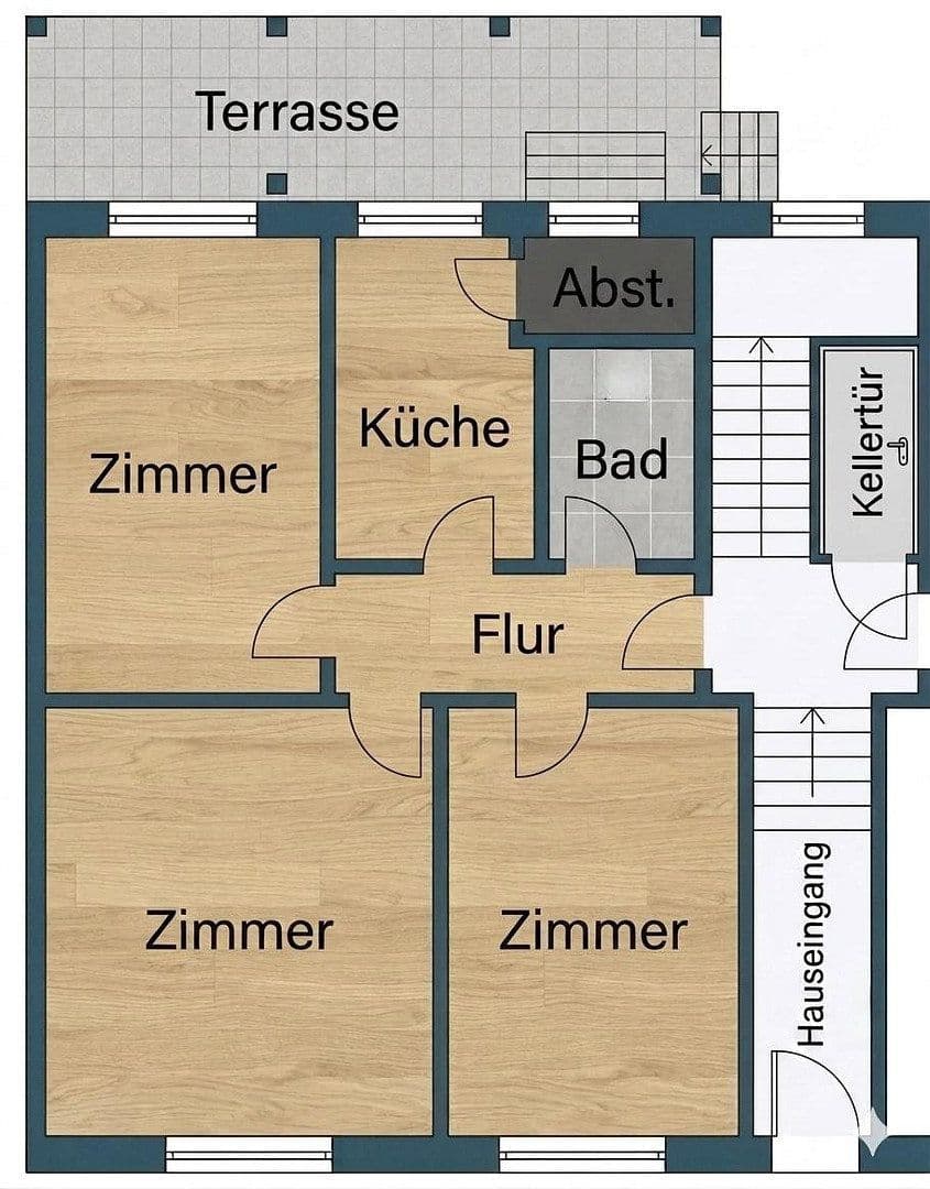 Prodej bytu 3+1 74 m², Kniebisstraße 10, Stuttgart, Bádensko-Württembersko Prodej bytu 3+1 74 m², Kniebisstraße 10, Stuttgart, Bádensko-Württembersko