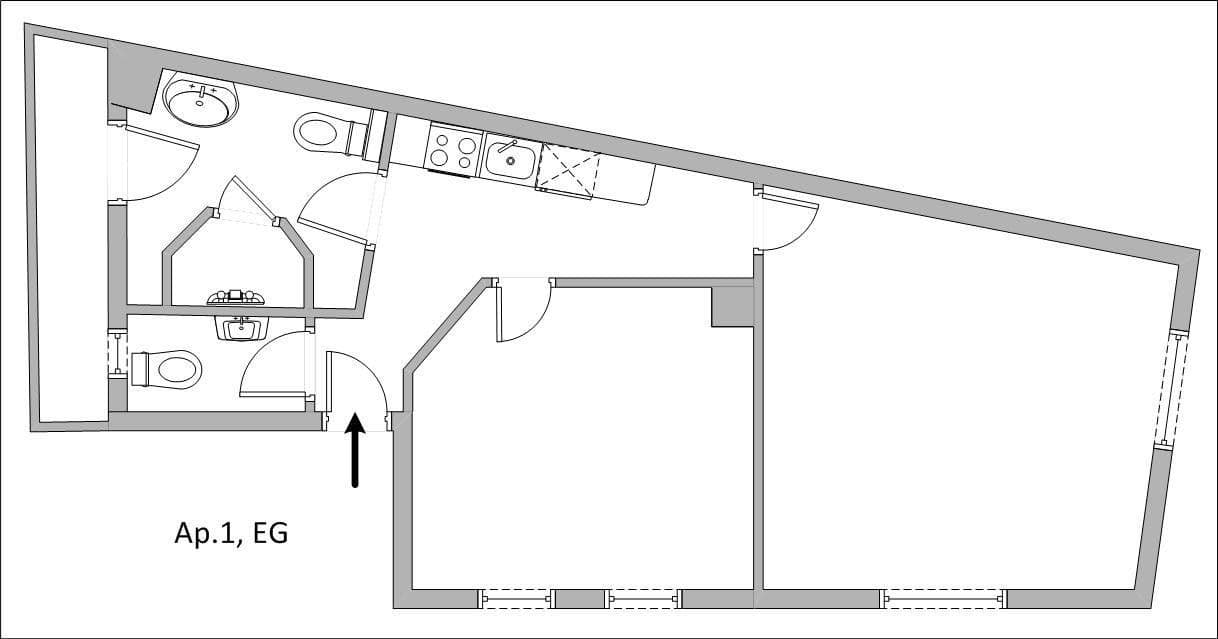 Pronájem bytu 1+1 40 m², Hohenlohestrasse 75, Bad Wildbad, Bádensko-Württembersko Pronájem bytu 1+1 40 m², Hohenlohestrasse 75, Bad Wildbad, Bádensko-Württembersko