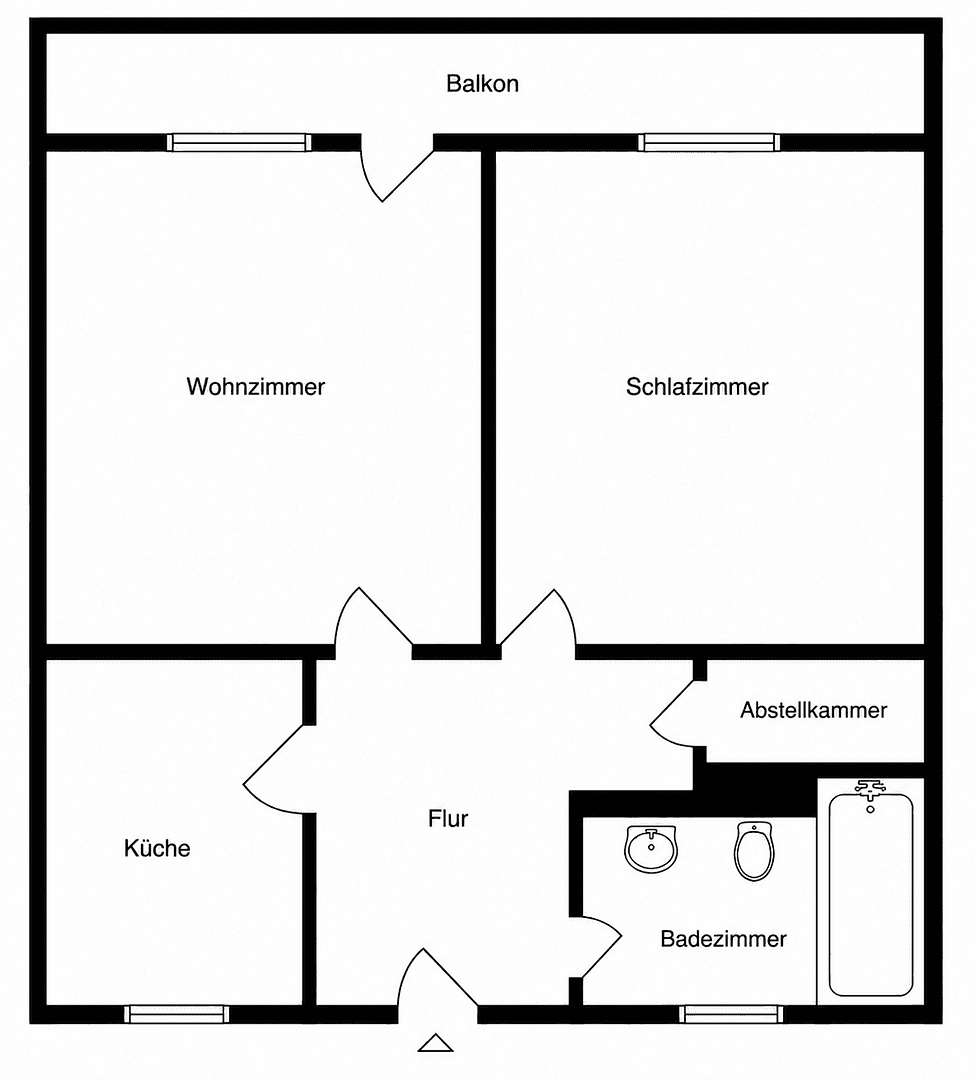 Pronájem bytu 2+1 50 m², Mettmann, Severní Porýní-Vestfálsko Pronájem bytu 2+1 50 m², Mettmann, Severní Porýní-Vestfálsko
