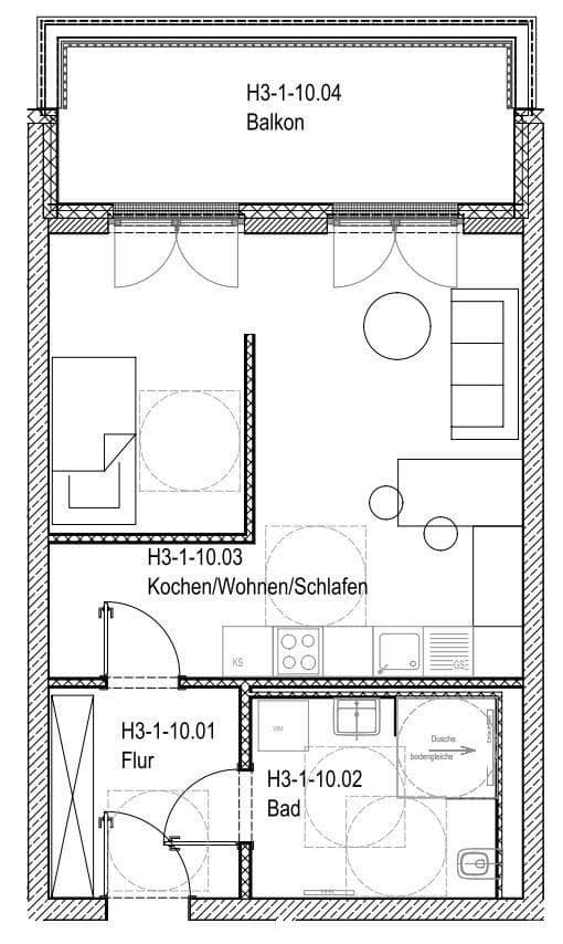 Pronájem bytu 1+1 48 m², Regener Straße 65, Berlin, Berlín Pronájem bytu 1+1 48 m², Regener Straße 65, Berlin, Berlín