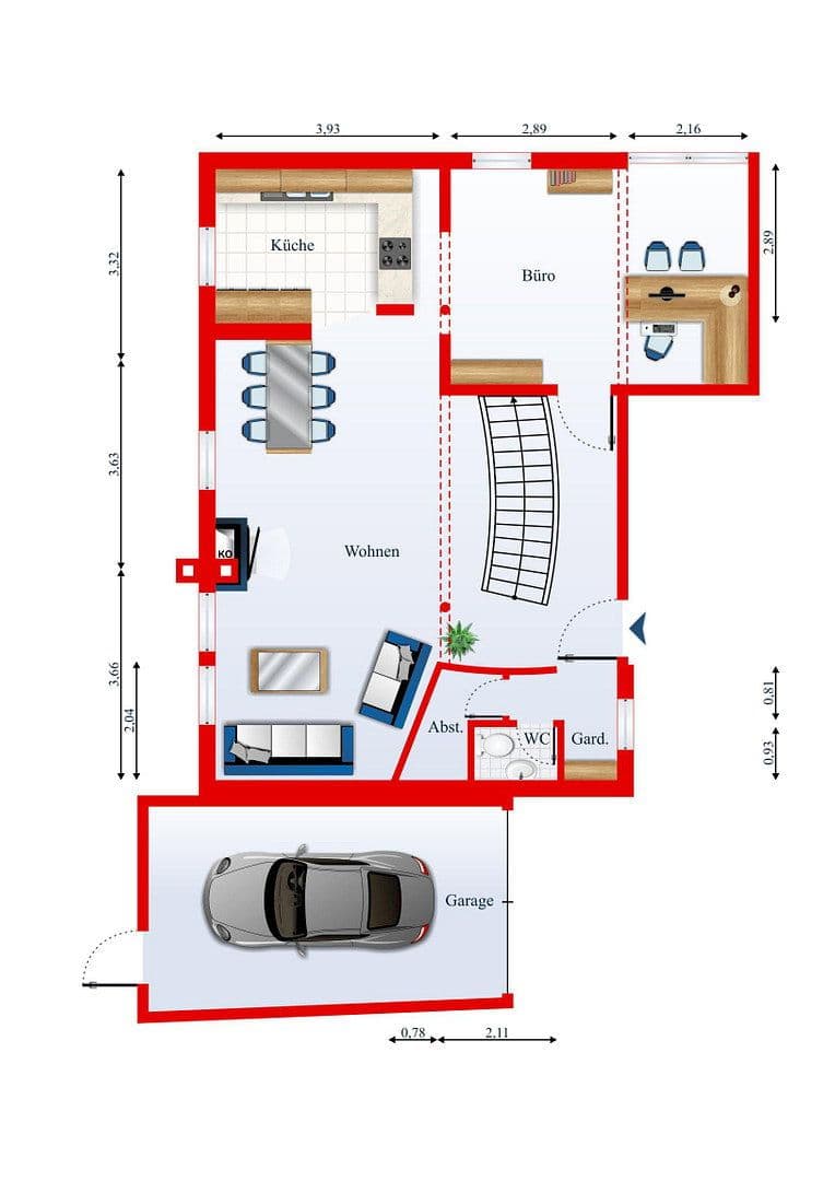 Pronájem bytu 4+1 174 m², Bensheim, Hessen Pronájem bytu 4+1 174 m², Bensheim, Hessen