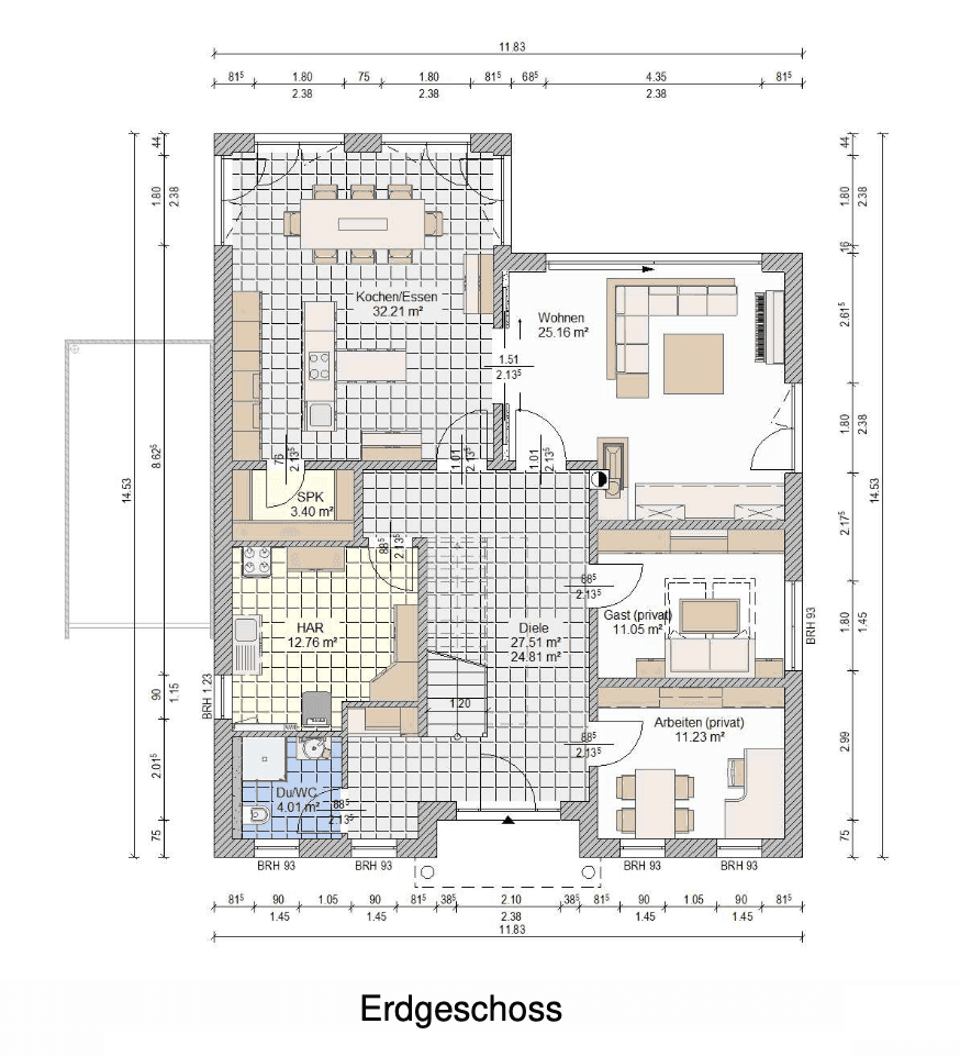 Prodej domu 267 m², pozemek 1.288 m², Falkensee, Braniborsko Prodej domu 267 m², pozemek 1.288 m², Falkensee, Braniborsko