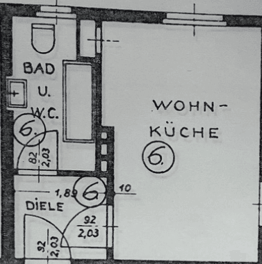 Pronájem bytu 1+1 24 m², Gemeindestr.48, Bochum, Severní Porýní-Vestfálsko Pronájem bytu 1+1 24 m², Gemeindestr.48, Bochum, Severní Porýní-Vestfálsko