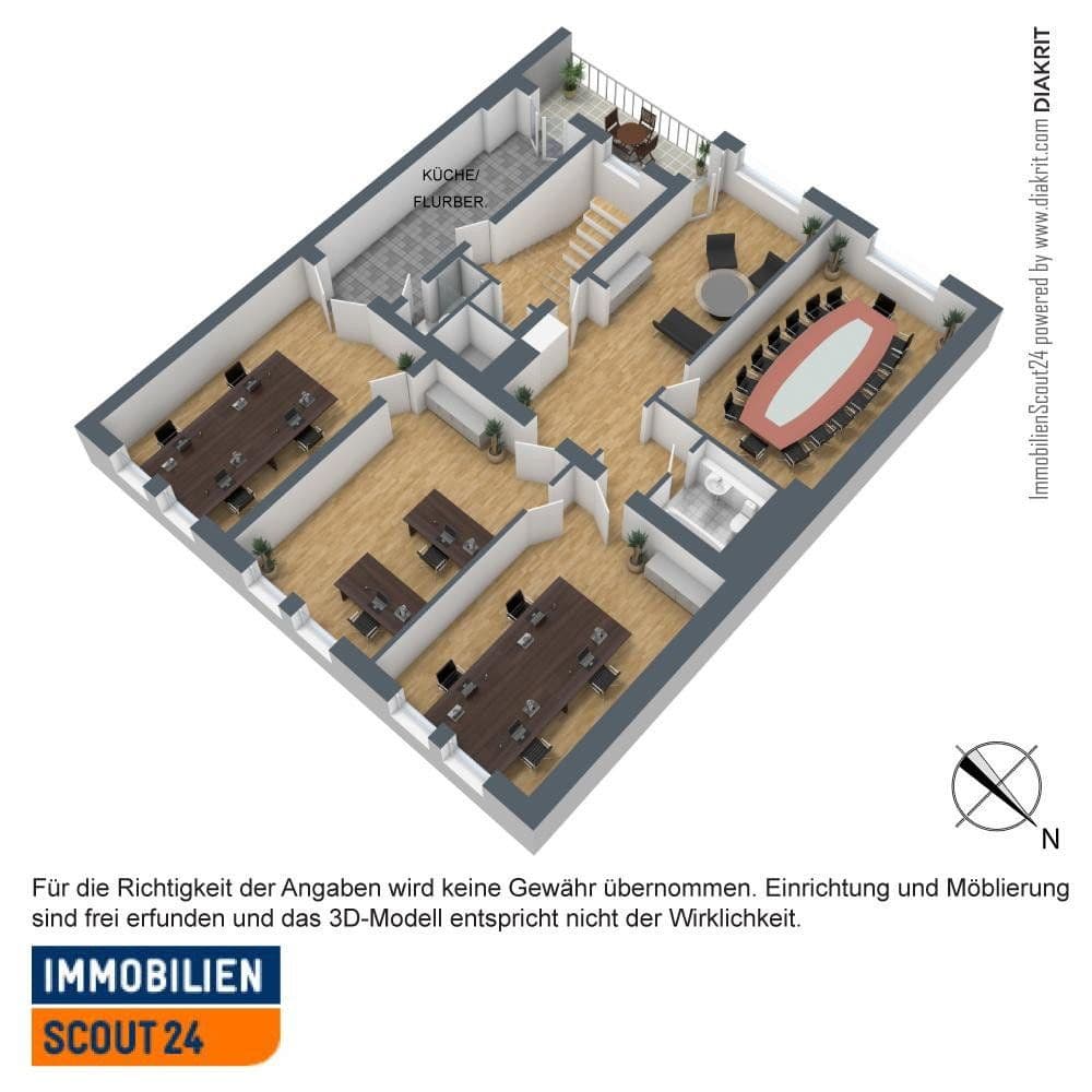 Pronájem kanceláře 160 m², Düsseldorf, Severní Porýní-Vestfálsko Pronájem kanceláře 160 m², Düsseldorf, Severní Porýní-Vestfálsko