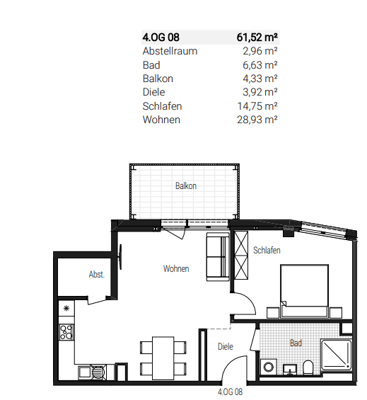 Pronájem bytu 2+1 62 m², Steinbühler Straße 4-6, Nürnberg, Bavorsko Pronájem bytu 2+1 62 m², Steinbühler Straße 4-6, Nürnberg, Bavorsko