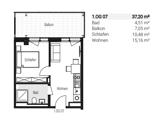 Pronájem bytu 2+1 38 m², Steinbühler Straße 4-6, Nürnberg, Bavorsko Pronájem bytu 2+1 38 m², Steinbühler Straße 4-6, Nürnberg, Bavorsko
