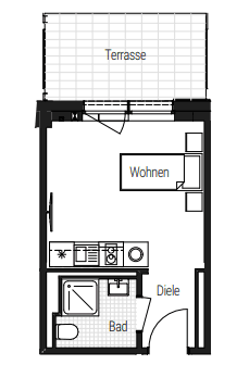 Pronájem bytu 1+1 25 m², Steinbühler Straße 4-6, Nürnberg, Bavorsko Pronájem bytu 1+1 25 m², Steinbühler Straße 4-6, Nürnberg, Bavorsko