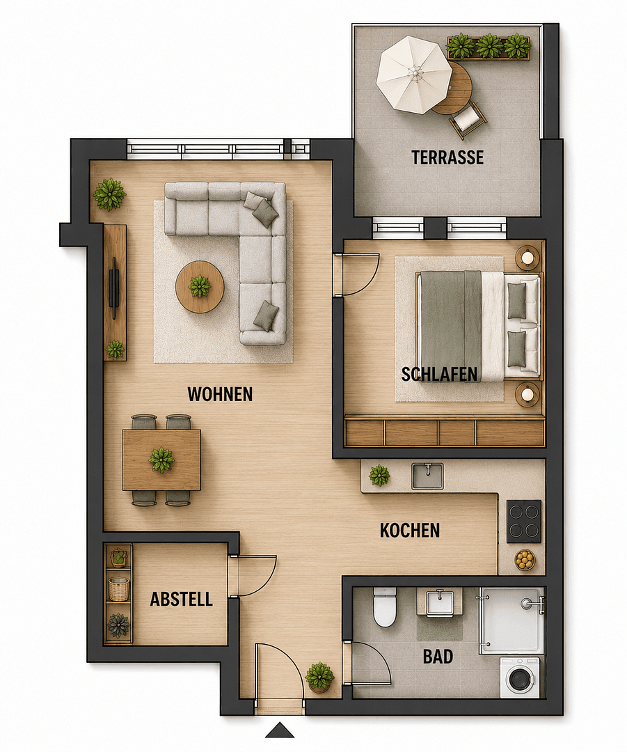 Prodej bytu 2+1 45 m², Laichingen, Bádensko-Württembersko Prodej bytu 2+1 45 m², Laichingen, Bádensko-Württembersko