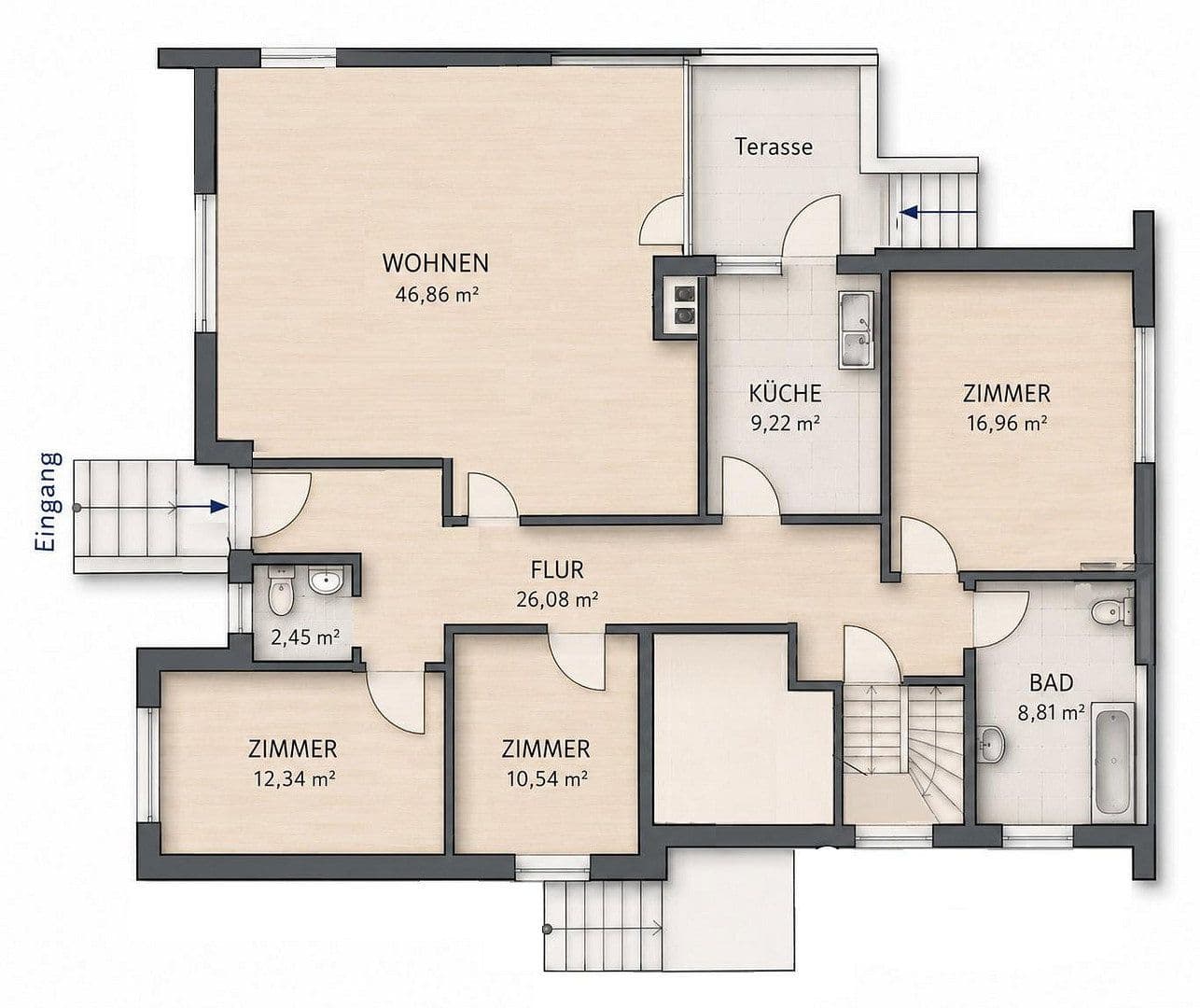 Prodej domu 219 m², pozemek 1.000 m², Rosengarten, Dolní Sasko Prodej domu 219 m², pozemek 1.000 m², Rosengarten, Dolní Sasko