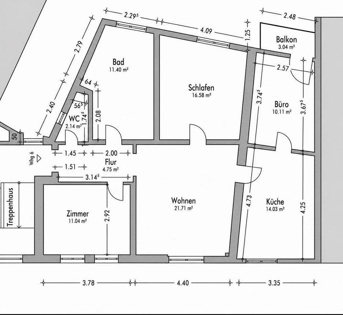 Pronájem bytu 4+1 96 m², Rheinstr 16, Solingen, Severní Porýní-Vestfálsko Pronájem bytu 4+1 96 m², Rheinstr 16, Solingen, Severní Porýní-Vestfálsko