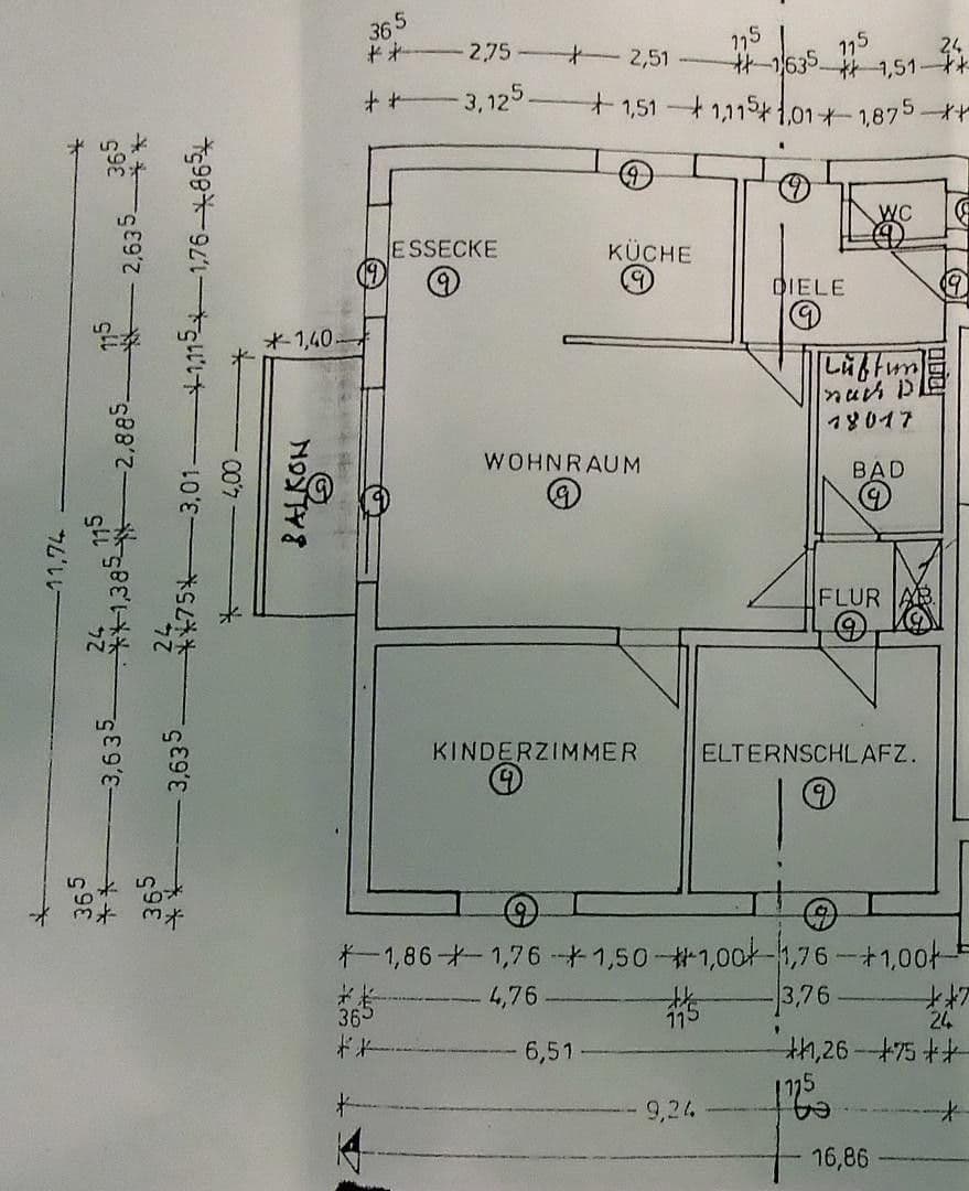 Pronájem bytu 3+1 92 m², Gerther Str. 42, Herne, Severní Porýní-Vestfálsko Pronájem bytu 3+1 92 m², Gerther Str. 42, Herne, Severní Porýní-Vestfálsko