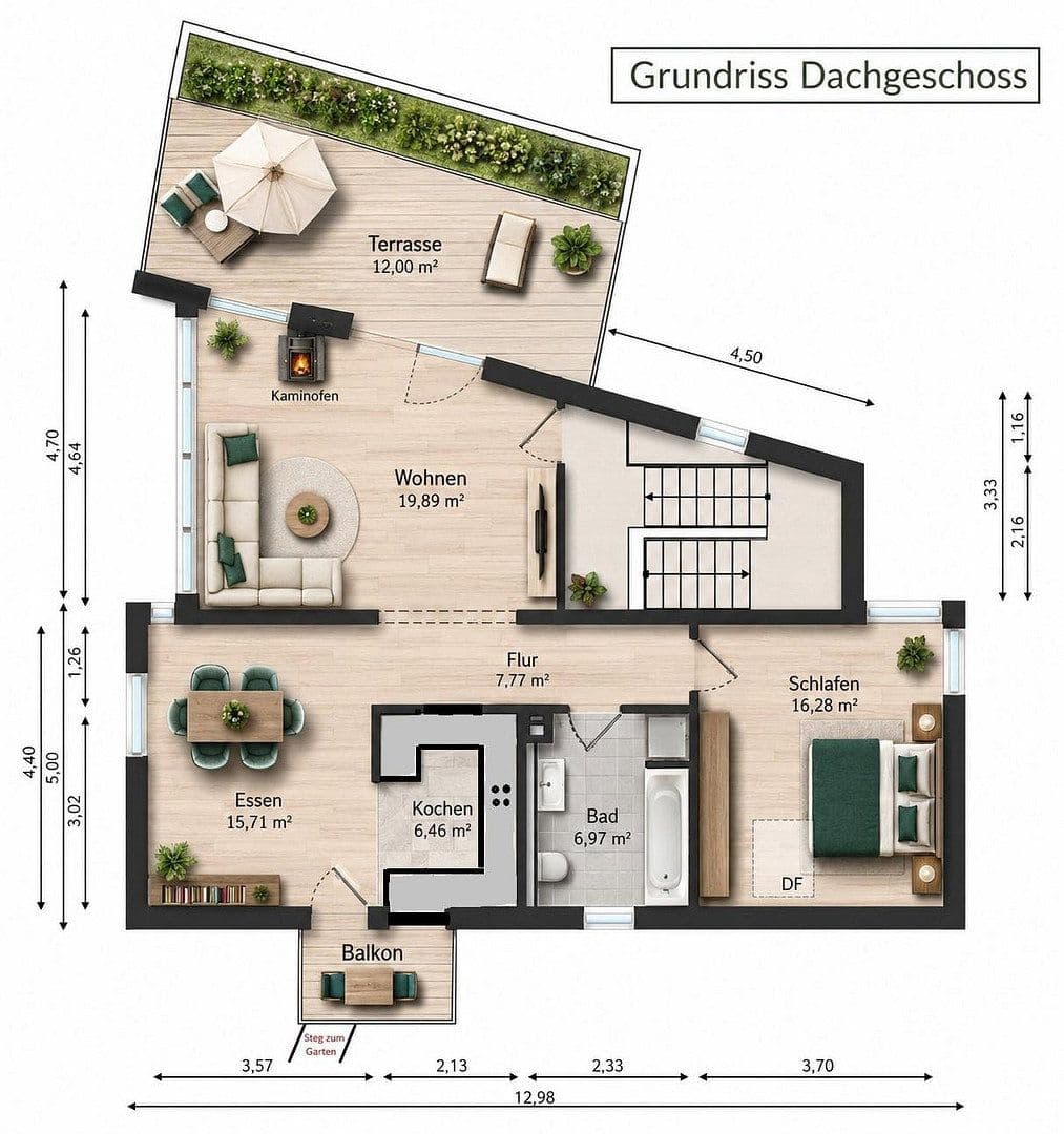 Pronájem bytu 2+kk 76 m², Weinheim, Bádensko-Württembersko Pronájem bytu 2+kk 76 m², Weinheim, Bádensko-Württembersko