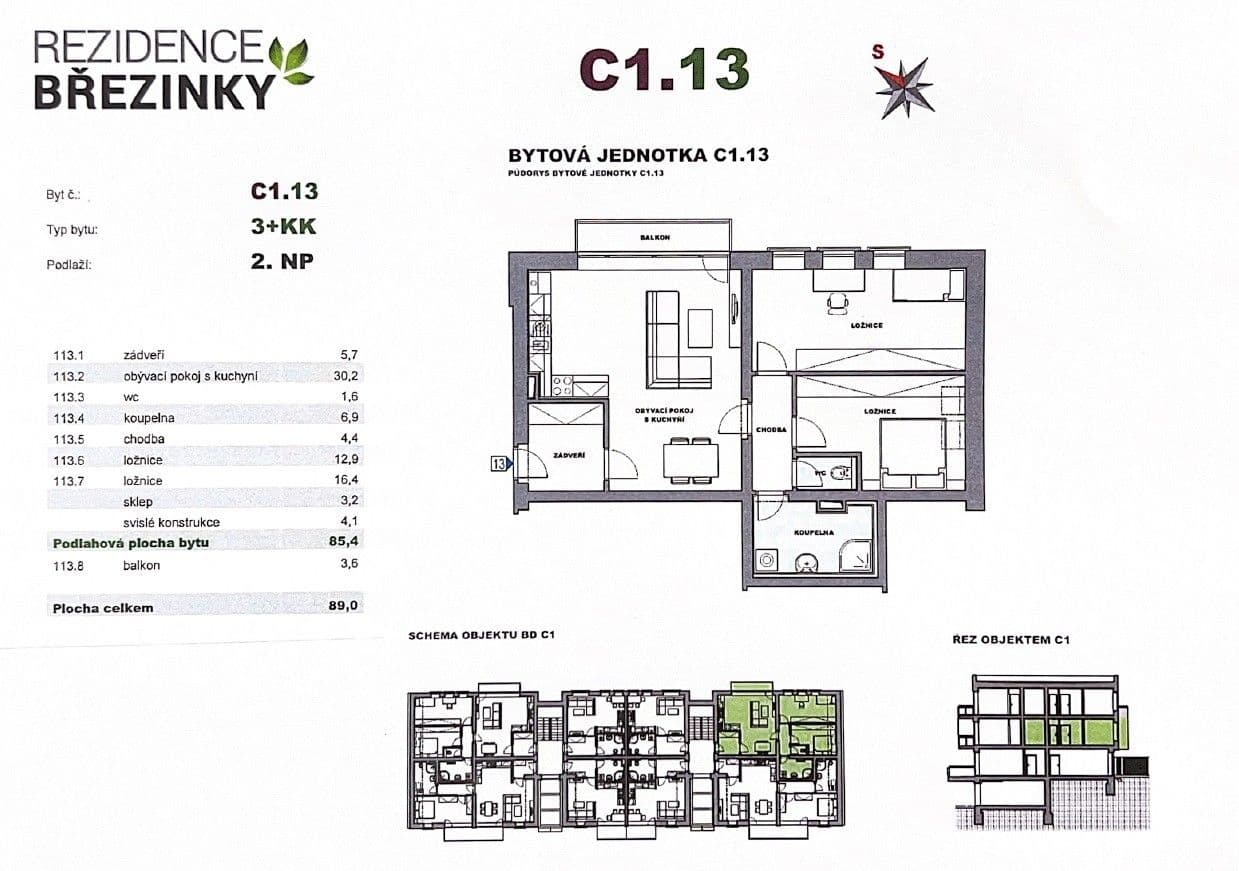 Prodej bytu 3+kk 89 m², Březinky, Nové Město nad Metují, Královéhradecký kraj Prodej bytu 3+kk 89 m², Březinky, Nové Město nad Metují, Královéhradecký kraj