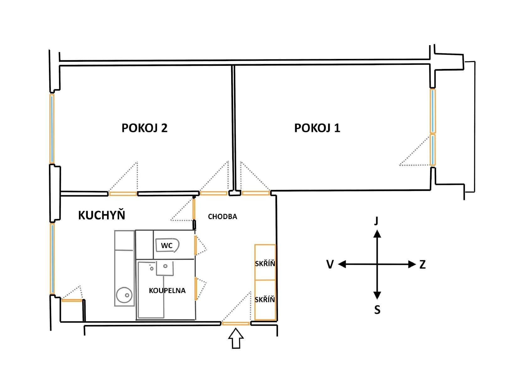 Prodej bytu 2+1 54 m², Dlouhá, Trutnov, Královéhradecký kraj Prodej bytu 2+1 54 m², Dlouhá, Trutnov, Královéhradecký kraj