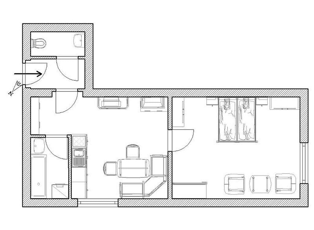 Prodej bytu 2+kk 42 m², Hořičky, Královéhradecký kraj Prodej bytu 2+kk 42 m², Hořičky, Královéhradecký kraj