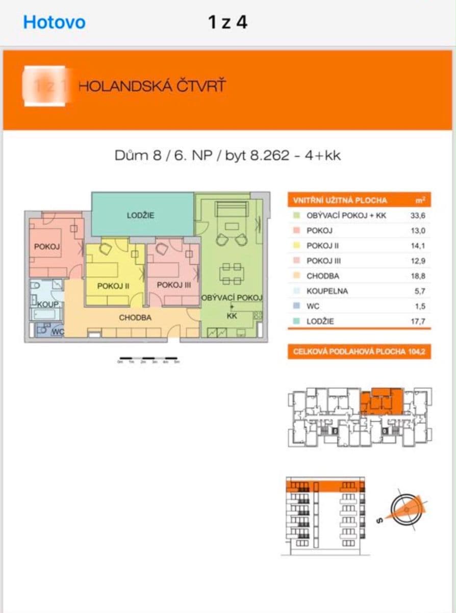 Pronájem bytu 4+kk 105 m², Edvarda Beneše, Olomouc, Olomoucký kraj Pronájem bytu 4+kk 105 m², Edvarda Beneše, Olomouc, Olomoucký kraj