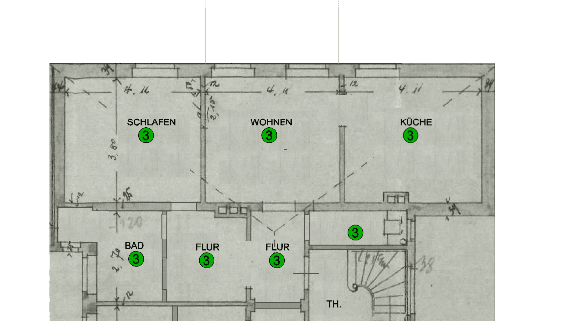 Pronájem bytu 2+1 72 m², Martinistraße, Osnabrück, Dolní Sasko Pronájem bytu 2+1 72 m², Martinistraße, Osnabrück, Dolní Sasko