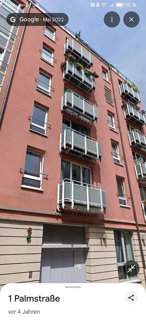 Pronájem bytu 1+1 60 m², Palmstraße 1, Dresden, Sasko Pronájem bytu 1+1 60 m², Palmstraße 1, Dresden, Sasko